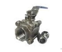 Cf8 Stainless Steel Ball Valve 1000 Wog Npt Thread Api 598 Testing Standard