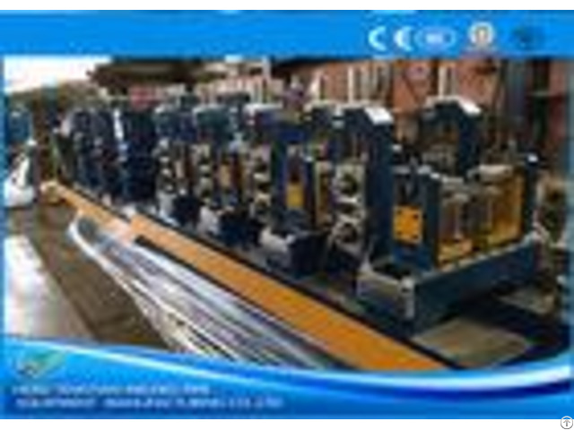Round Shape Precision Tube Mill Cold Saw Welding 4 0mm Thick Ce Certification
