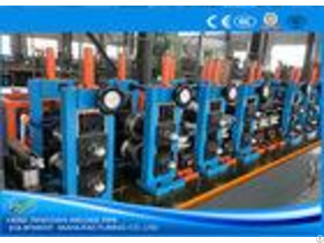 Adjusted Erw Tube Mill Production Line Energy Saving Blue Color Hg32