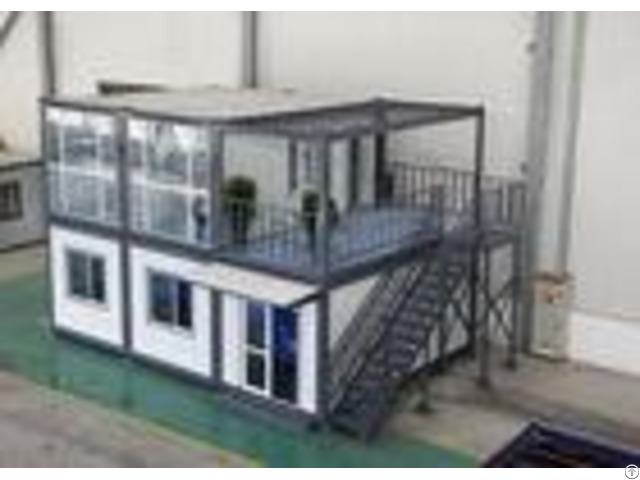 Gray Residential Prefab Container House Comfortable 6000mm 2438mm 2891mm