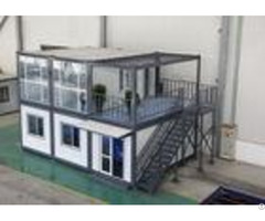 Gray Residential Prefab Container House Comfortable 6000mm 2438mm 2891mm