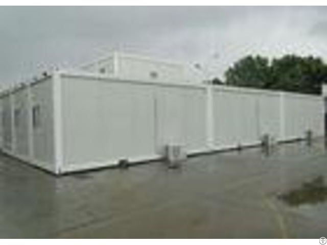 White Mobile Container Homes Environment Friendly Assembly 6000mm 2438mm 2896mm