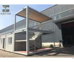 Optional Color Prefabricated Container House Customizable With Internal Staircase