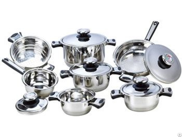 Home Use 12pcs Stainless Steel Cookware Set