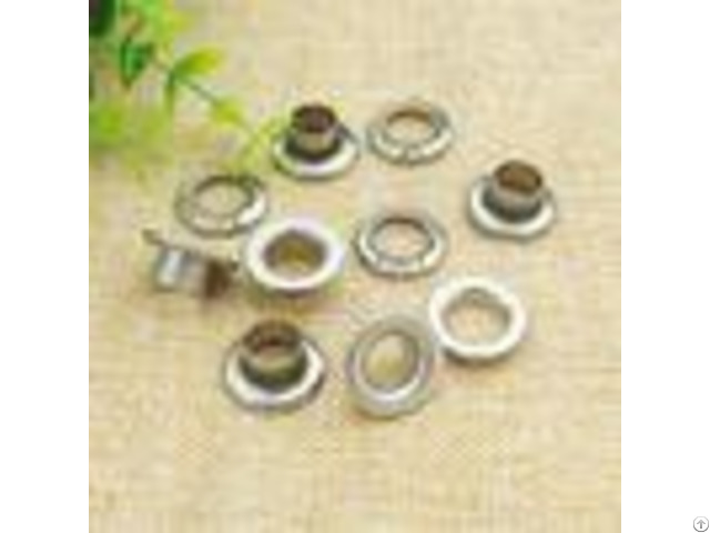 Stainless Steel Small Metal Eyelets Round Oval Shaped 3mm 14mm Size