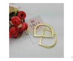 Lightweight Small High End Metal D Rings For Handbags Belt Backpack Leather