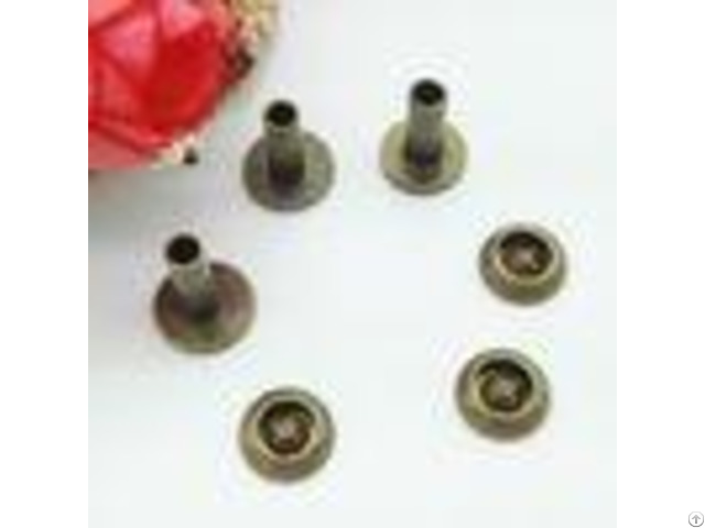 6mm 15mm Stainless Steel Rivets Hollow Rivet For Leather Bag Making