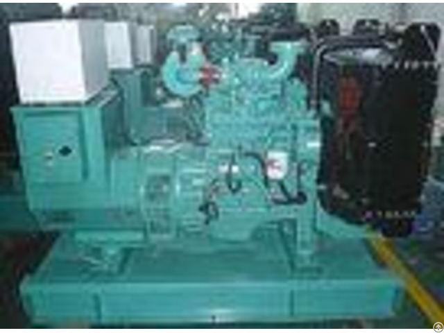 Super Silent Open Type Genset 200kva 160kw For Engine Room With Ventilation System