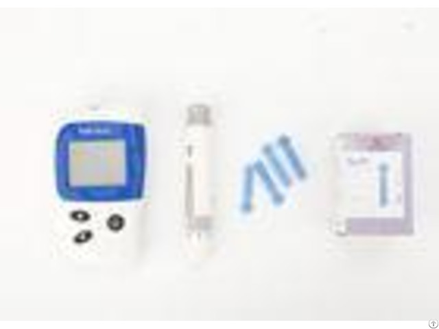 Fad Gdh Enzyme Home Glucose Meter Blood Monitoring System With Anti Interference Strip