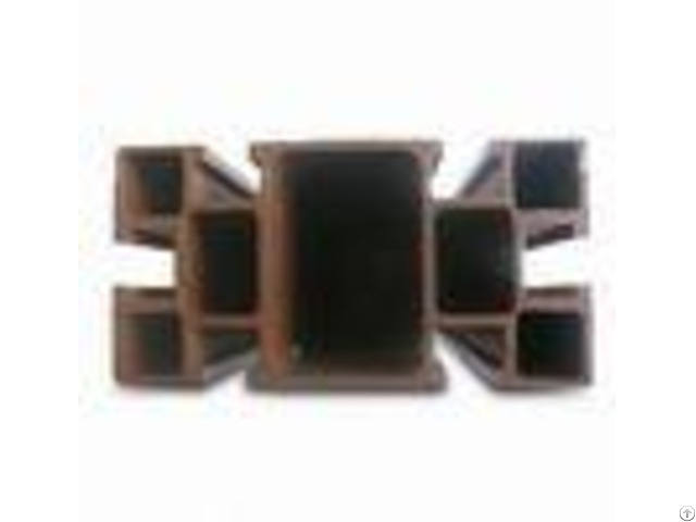 Light Dark Bronze Aluminum T6 6061 Profiles For Double Side Hung Window Profile