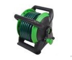 Garden Water Hose Reel Cart Customized Plastic Material Anti Abrasion