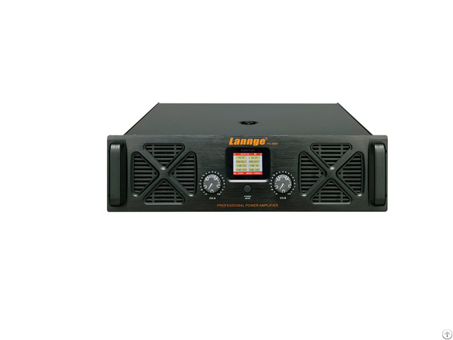 Pa 3900 3u Class H Professional Power Amplifier 2 900w At 8 Honm