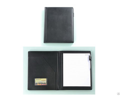 Pu Cover Portfolios With Card Pocket And Memo Pad