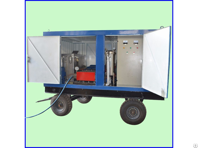 Industrial Pipe Cleaning Cold Water Jet High Pressure Cleaner Machine