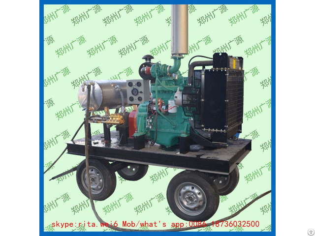 Ship Hull Diesel Engine Paint Removal High Pressure Water Pipe Cleaning Pump