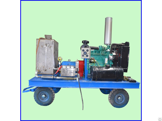 High Pressure Industrial Condenser Water Pipe Cleaning Machine