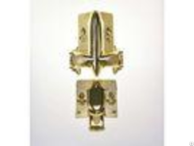 Gold Plated Funeral Accessories Handle Parts Of A Casket Compact Structure