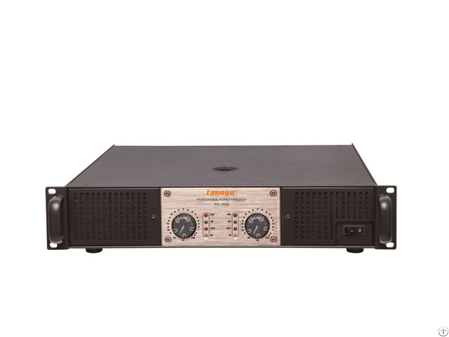 Pd 2600 2u Class H Professional Power Amplifier 2 600w At 8 Honm