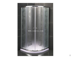 Sliding Door Shower Enclosure With Sector Tray