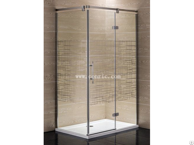 Hinge Shower Enclosure With Rectangle Tray