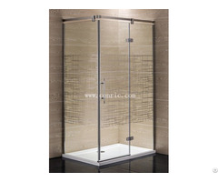 Hinge Shower Enclosure With Rectangle Tray