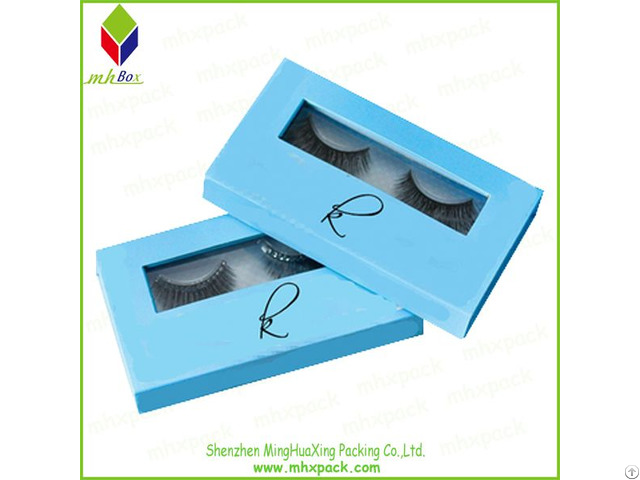 Cardboard Packing Eyelash Cosmetic Box