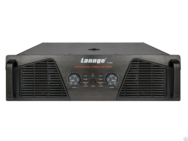 P 3800 3u Class H Professional Power Amplifier 2 800w At 8 Honm