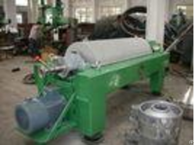 Antifriction Horizontal Decanter Centrifuge Anticorrosion Stainless Helical Pusher