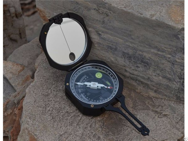 Brunton Type Metal Magnetic Geology Compass With Clinometer