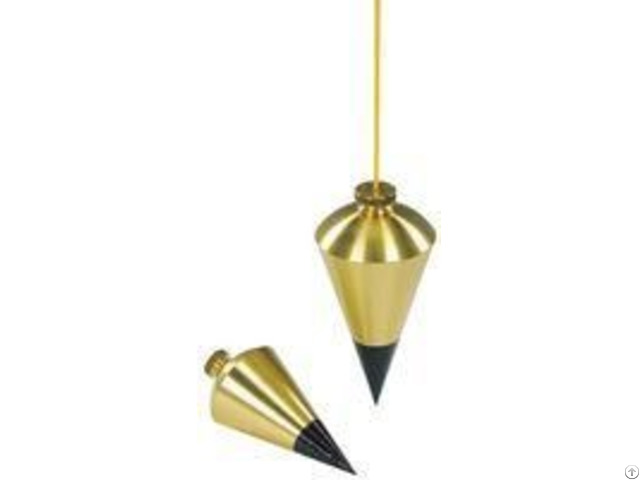 Durable Solid Rust Resistant Brass Plumb Bobs With Steel Tip