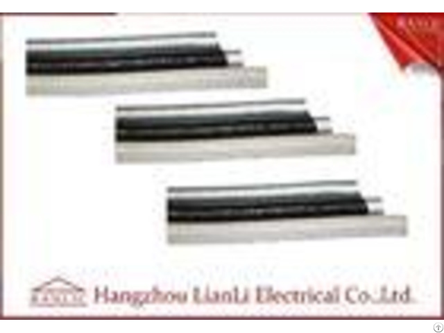 Grey Black Galvanized Steelflexible Electrical Conduit With Pvc Coated