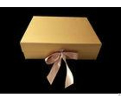 Golden Paper Folding Magnetic Packaging Gift Boxes Hard For Hair Wigs