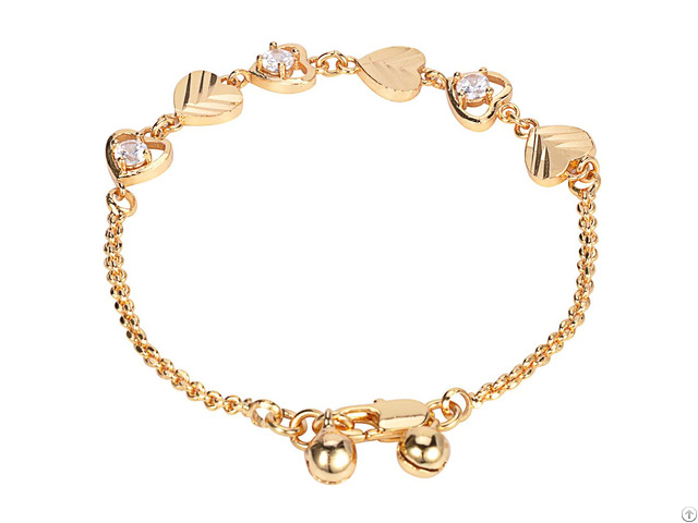 Gravity Latest Wedding Natural Stone Cute And Colorful Crystal 18k Gold Plated Bracelets