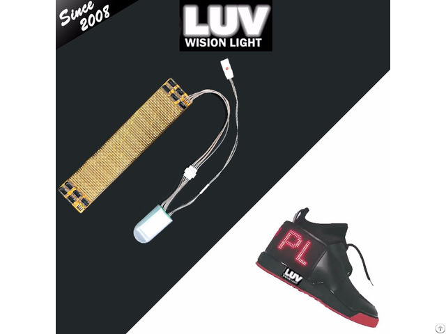 A Bluetooth Programmable Led Strip Shoes Light For Advertising