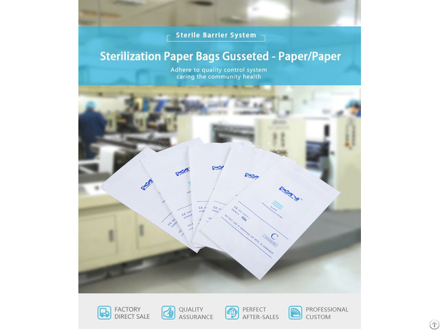 Sterilization Paper Bags Gusseted