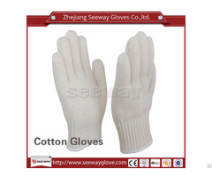 Seeway M300 W 2 Layers Cotton Knitted Kitchen Heat Insulation Gloves For Hot Objects