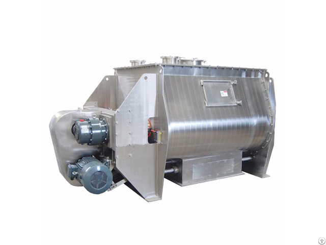 Heavy Duty Horizontal Double Shaft Paddle Mixer Machine