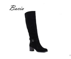 Winter Wool Fur Boot For Women Genuine Sheep Suede Boots