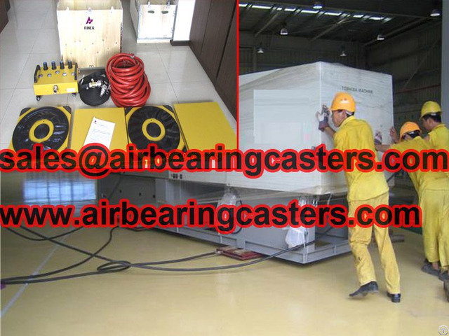 Air Bearing Casters Instruction And Details