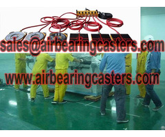 Air Bearing Rigging System Protected Your Floor When Moving