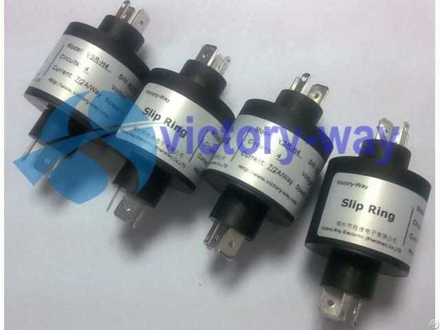 Three Circuits High Current Plug Straightly Slip Ring Manufacture In China