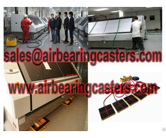 Air Moving Skates Modular Aircraft Transporters