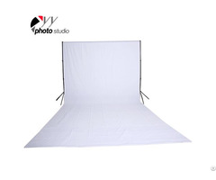 White Muslin Photography Backdrop