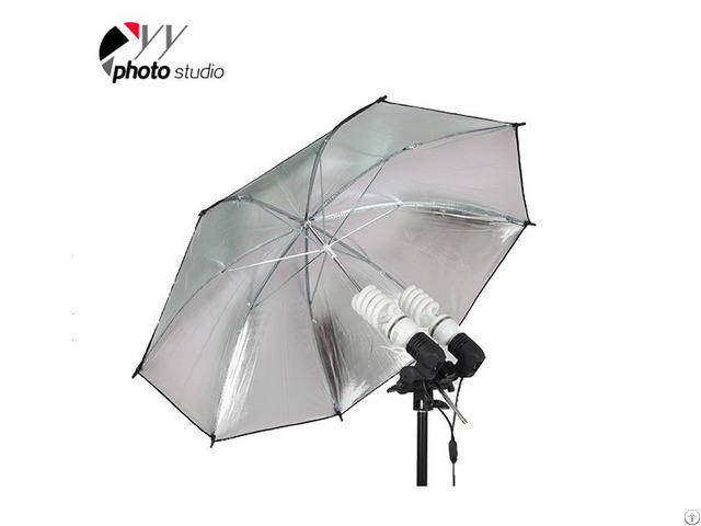 Studio Silver And Black Reflective Photo Umbrella
