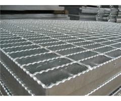 Hot Dip Galvanized After Sand Blasting Flooring Gratings For Steel Structural Platform