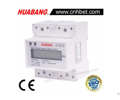 Four Modular Single Phase Din Rail Energy Meter