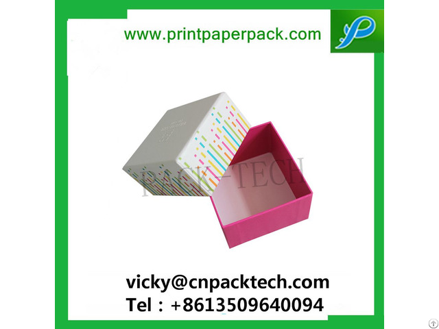 Custom Printed Hat Rigid Cardboard Gift Flower Candy Cake Boxes Jewelry Cosmetic Packaging