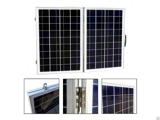 50w 12v Foldable Polycrystalline Solar Panel Module For Rv Boat