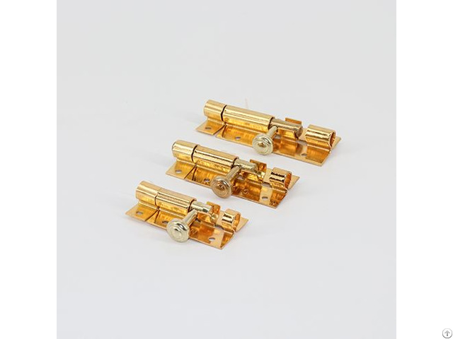 Golden Plated Door Lock Tower Bolt Hl 027