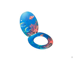 Ocean Blue Sea Bed Life Printed Toilet Seats Mdf Lids Covers Dw 29